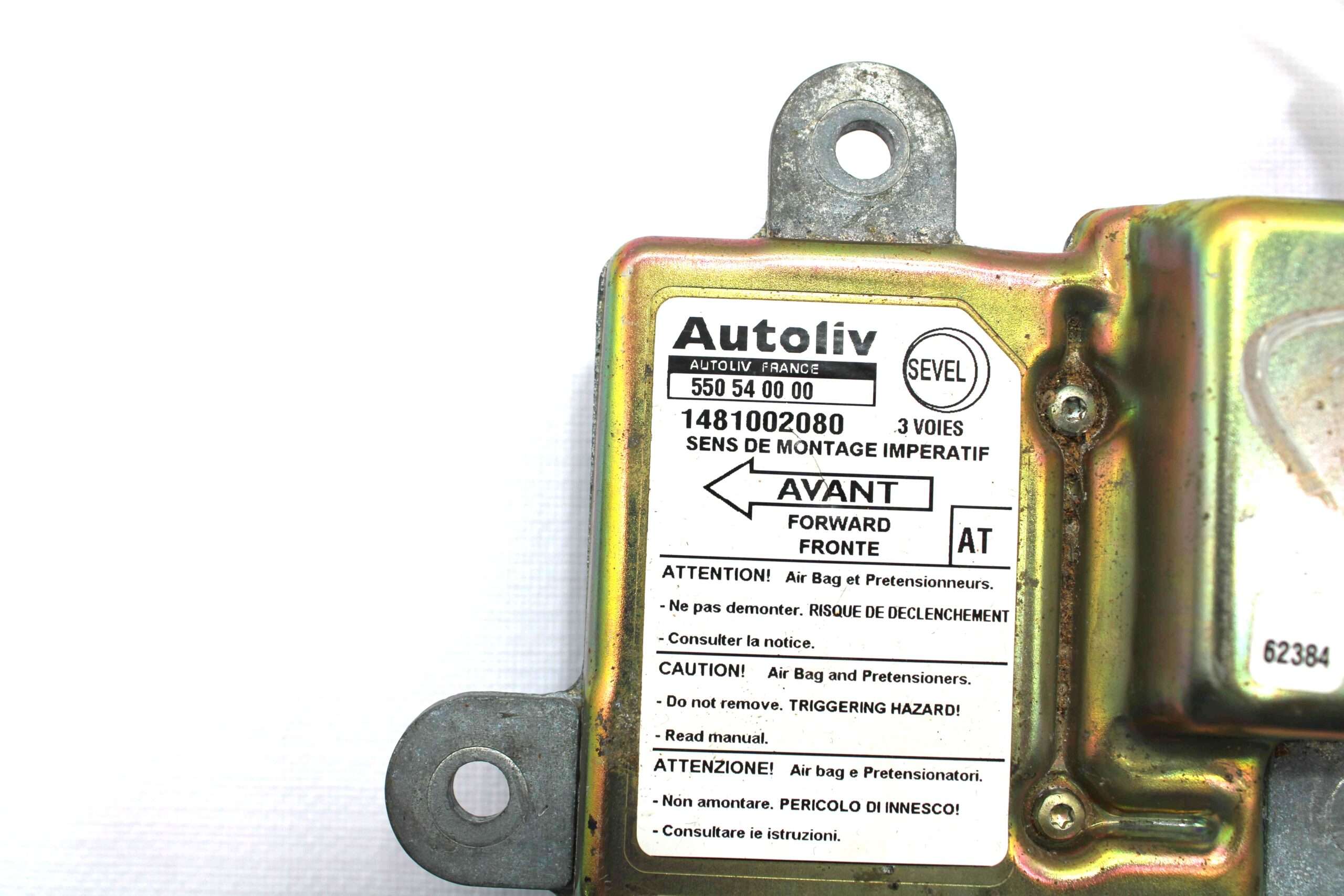 Centralita de airbag Fiat Scudo Peugeot Expert - foto 2