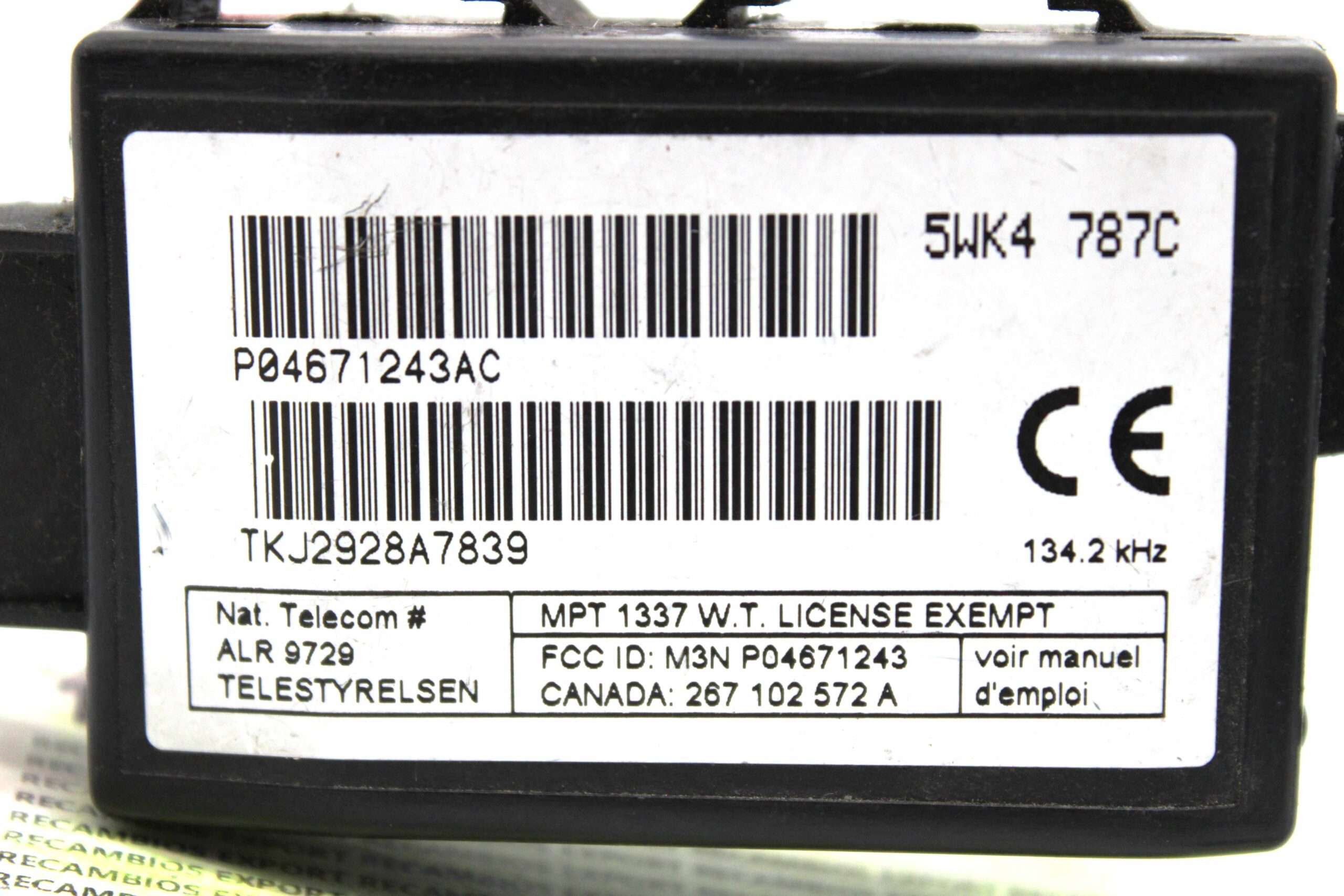 Lector de Llave Chrysler Stratus - foto 2