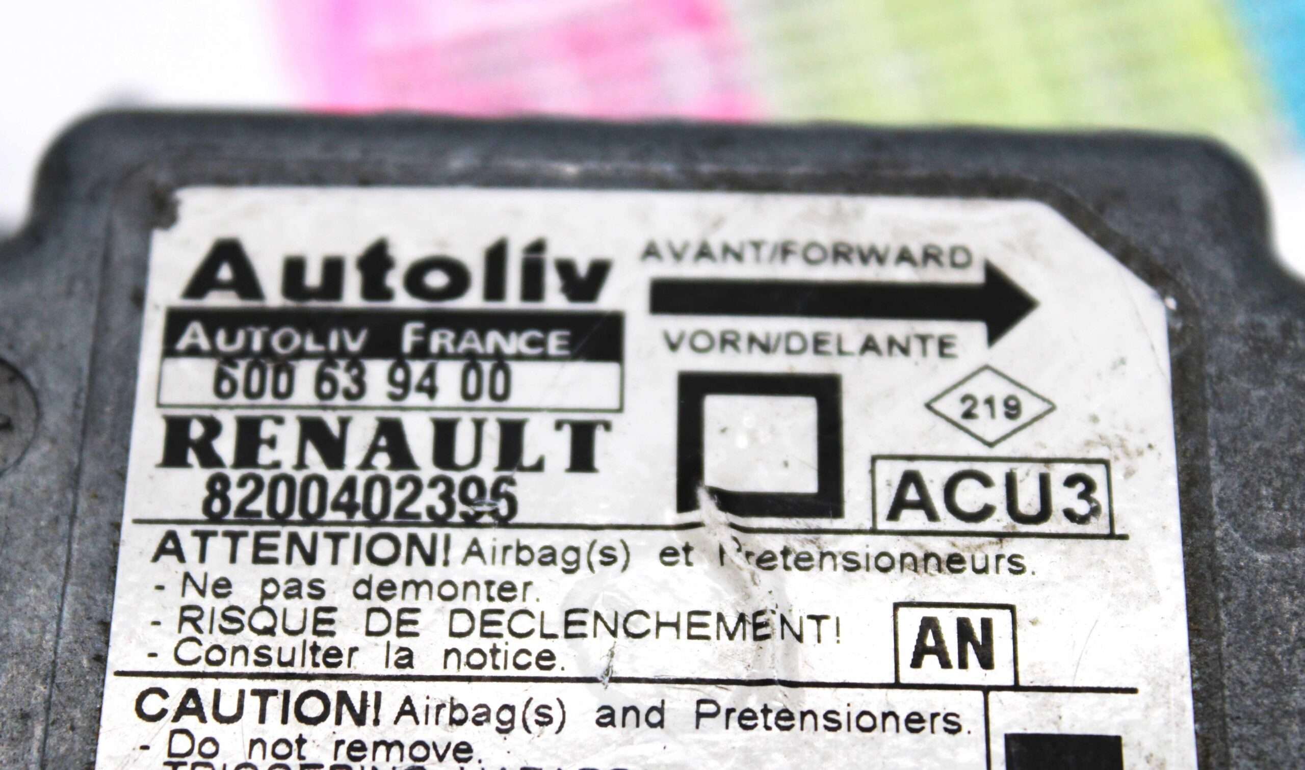 Centralita de Airbag Renault Megane AN - foto 2