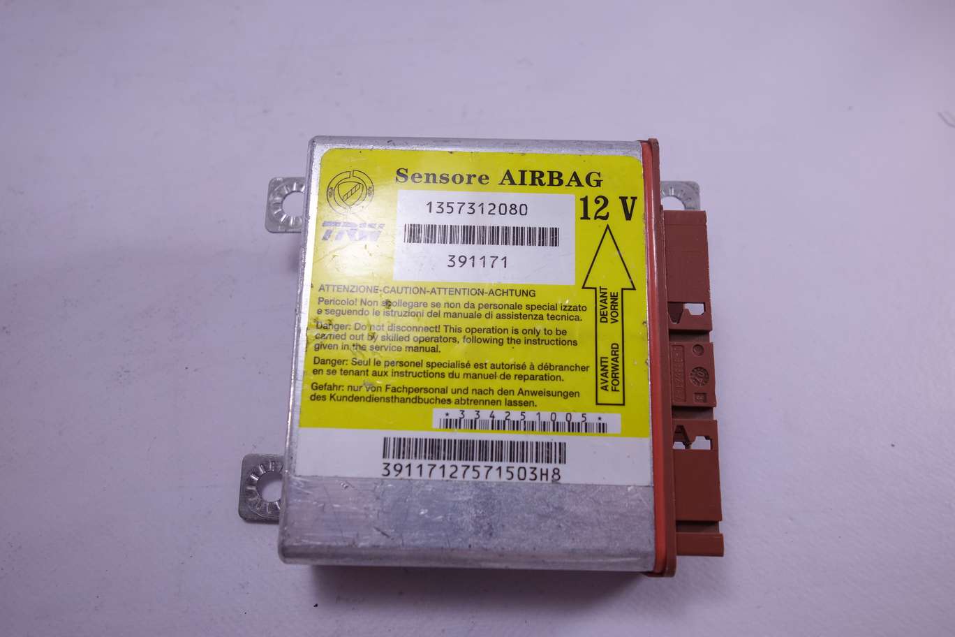 Centralita de airbag Fiat Ducato 1357312080 391171 - foto 1