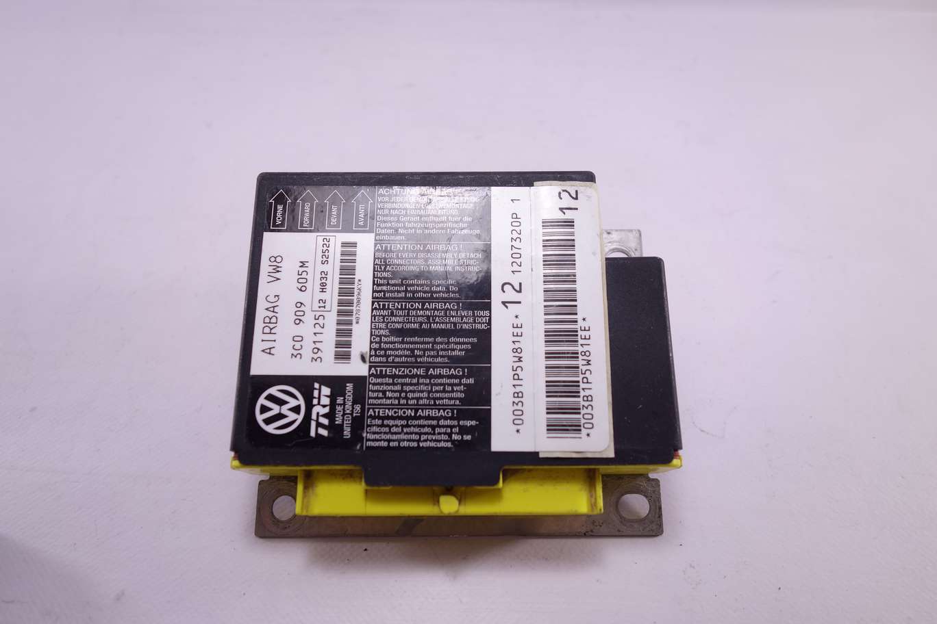 Centralita de airbag VW Passat 3C0909605M 3C0 909 605M - foto 1