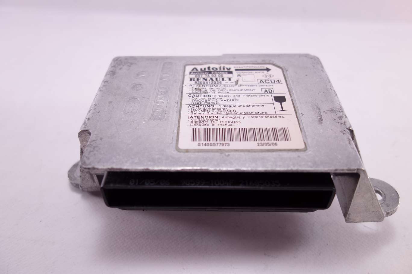 Centralita de airbag Renault 8200412026B 8200412026-B 607139300 607 13 93 00 AD - foto 1