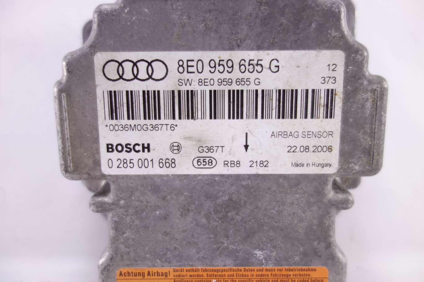 Centralita de airbag Audi A4 - foto 2
