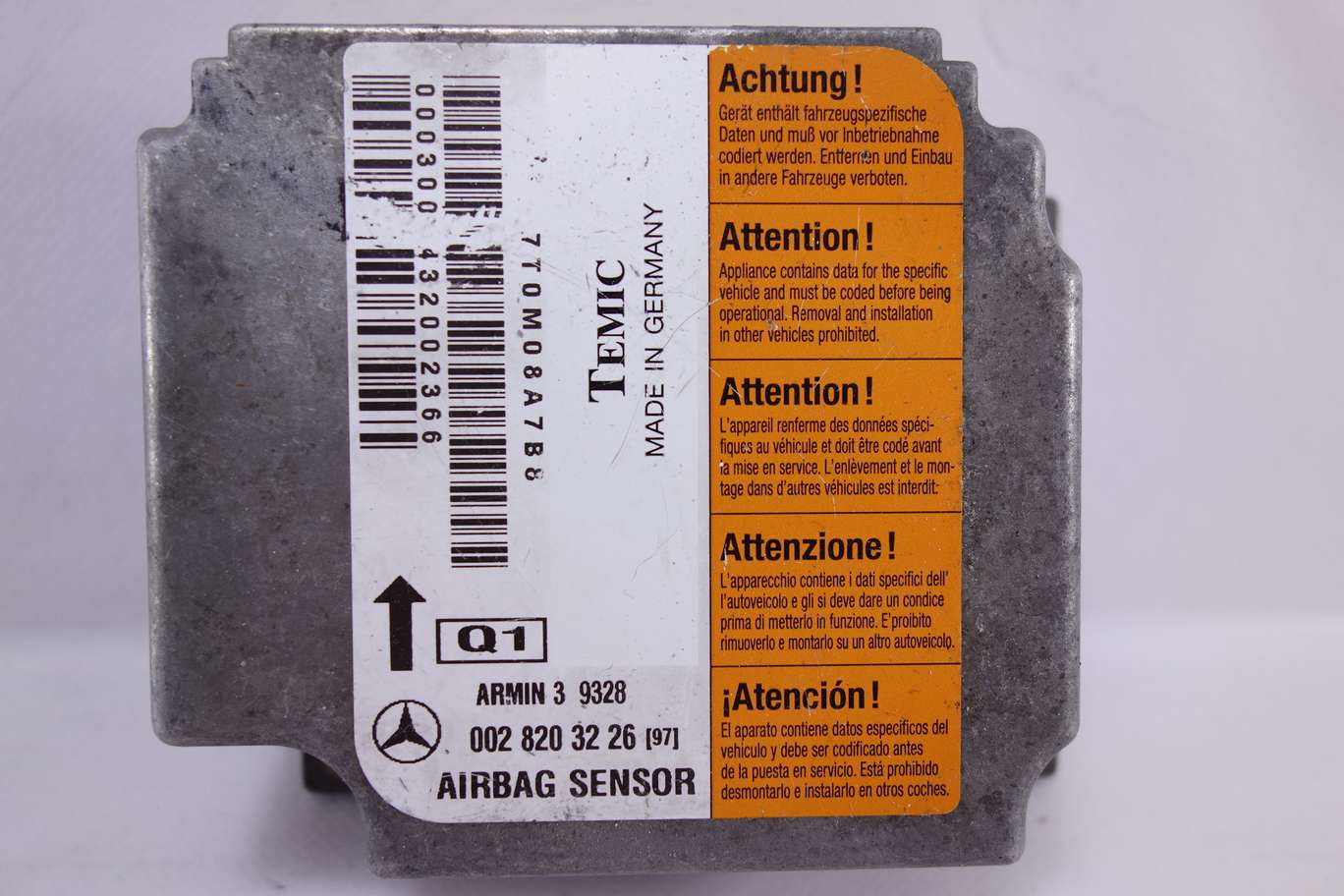 Centralita de airbag Mercedes - foto 2