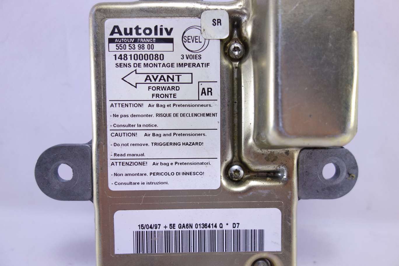 Centralita de airbag Fiat Ulysse - foto 2