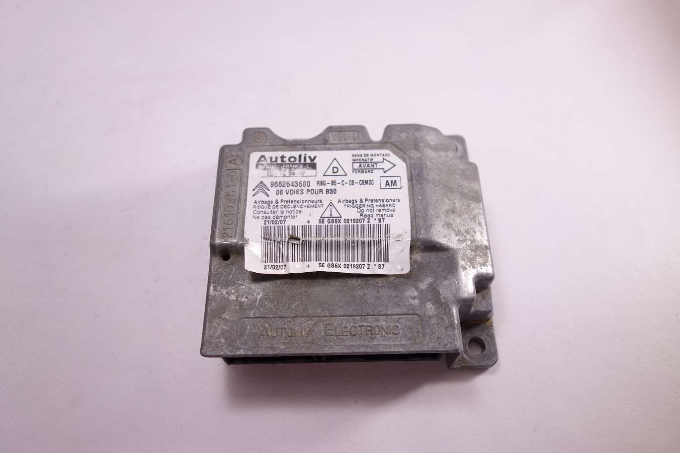 Centralita de airbag Citroen C4 9662643680 603725800 603 72 58 00 AM - foto 1
