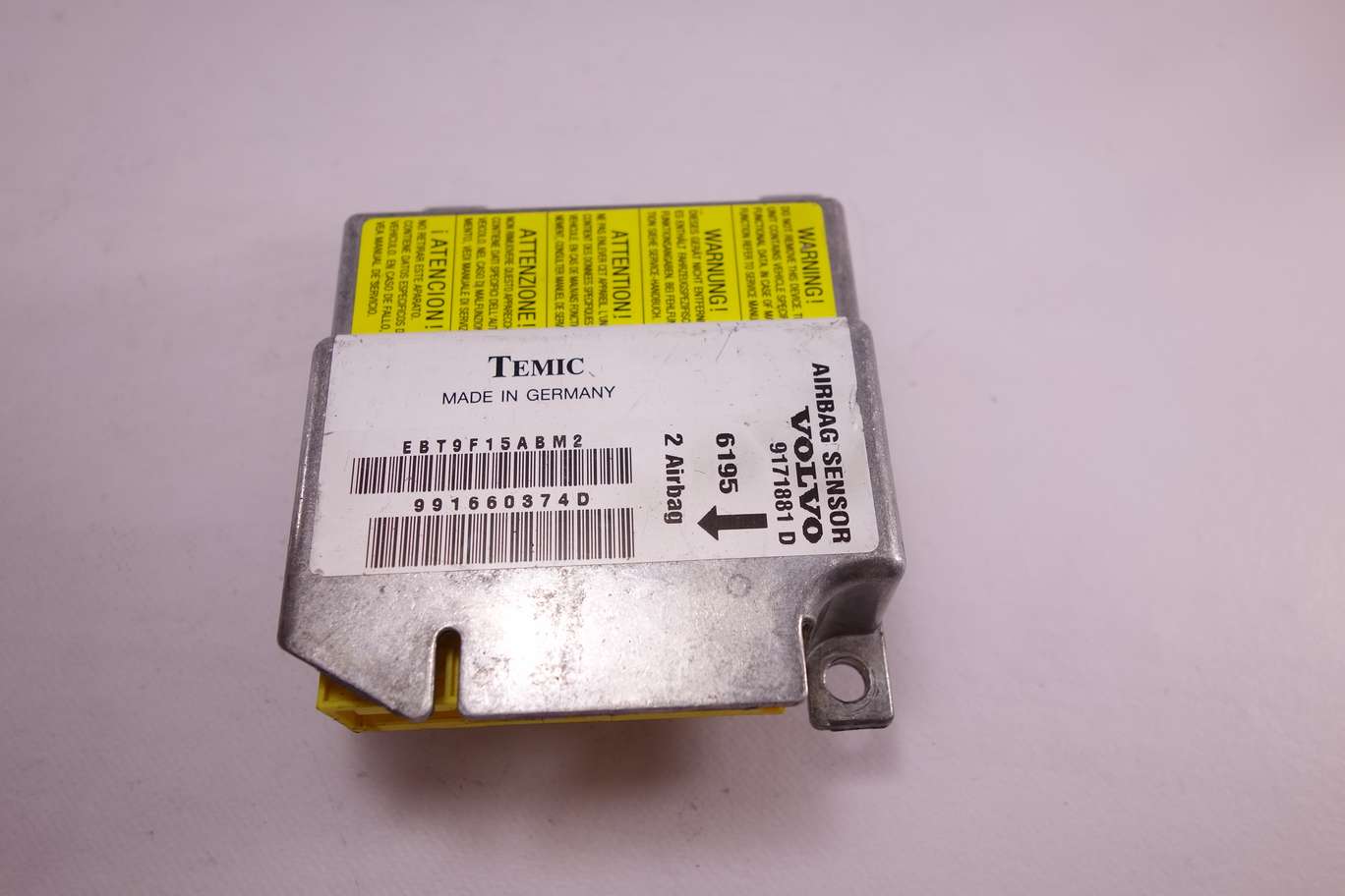 Centralita de airbag Volvo V70 9171881D 9171881 D Temic - foto 1