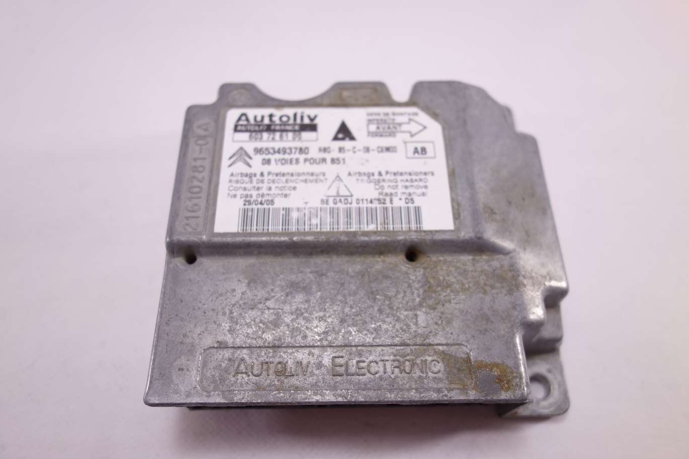 Centralita de airbag Citroen C4 9653493780 603726100 603 72 61 00 AB - foto 1