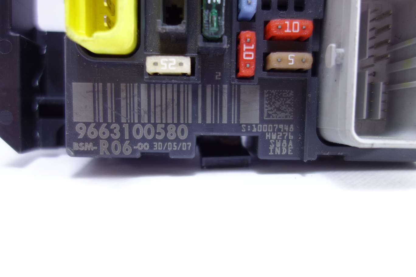 Caja de fusibles Peugeot 308 9663100580 BSM-R06-00 - foto 2