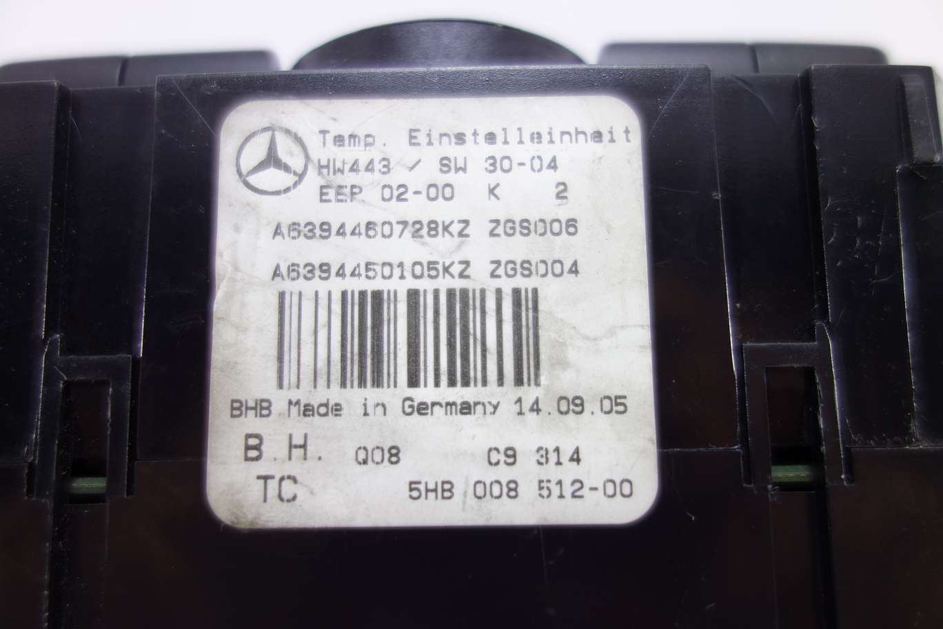Panel de Clima Mercedes W639 - foto 2