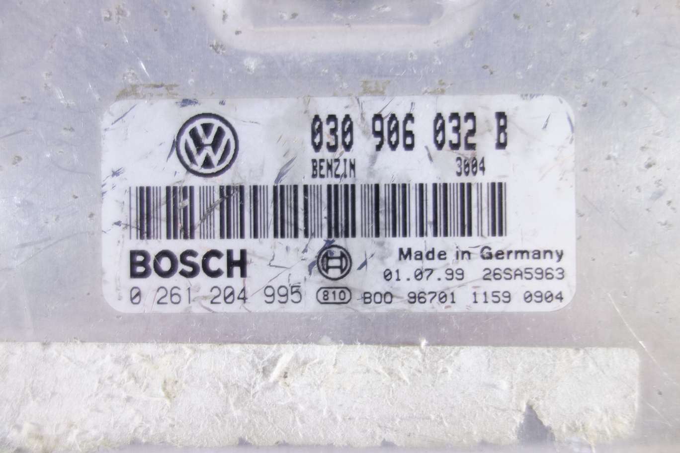 Centralita del motor VW Seat Skoda  VW Seat Skoda 030906032B 030 906 032 B BOSCH 0261204995 0 261 204 995 26SA5963 - foto 2