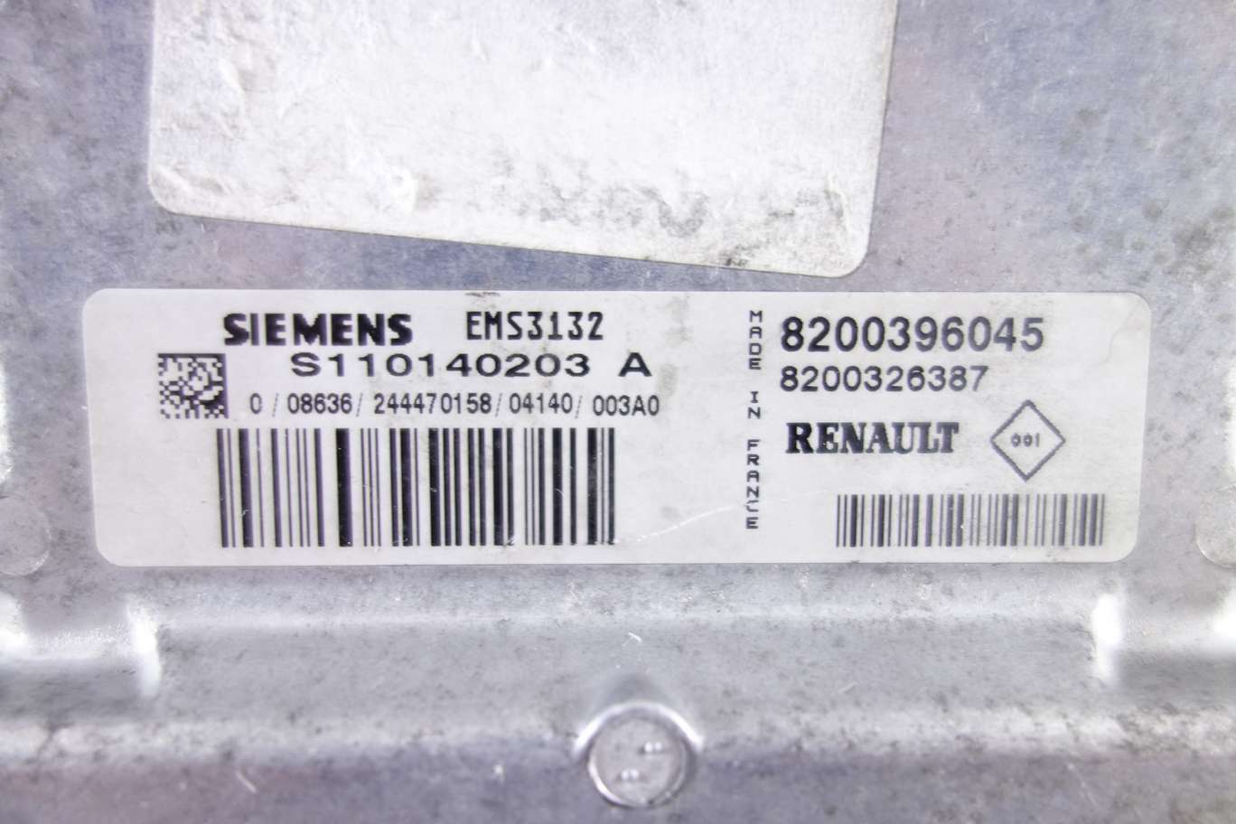 Centralita del motor Renault 8200396045 8200326387 SIEMENS S110140203A S110140203 A - foto 2