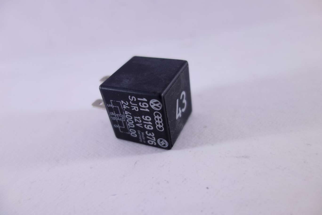 Rele 43 VW Audi 191919376 191 919 376 244000000 24.4000.000 - foto 1