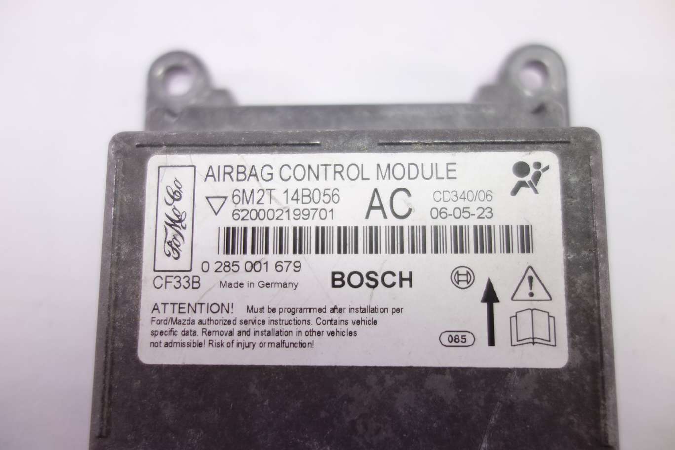 Centralita de airbag Ford S Max 6M2T14B056 6M2T 14B056 Bosch 0285001679 0 285 001 679 AC Fomoco - foto 2