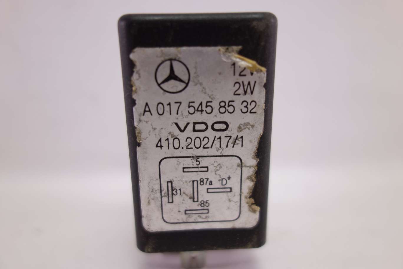 Rele Mercedes W638 W901 A0175458532 A 017 545 85 32 VDO 410202171 410.202/17/1 - foto 2