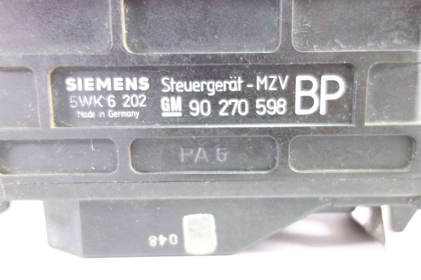 Centralita del motor Opel Kadett 90270598BP 90 270 598 BP SIEMENS 5WK6202 5WK 6 202 - foto 2