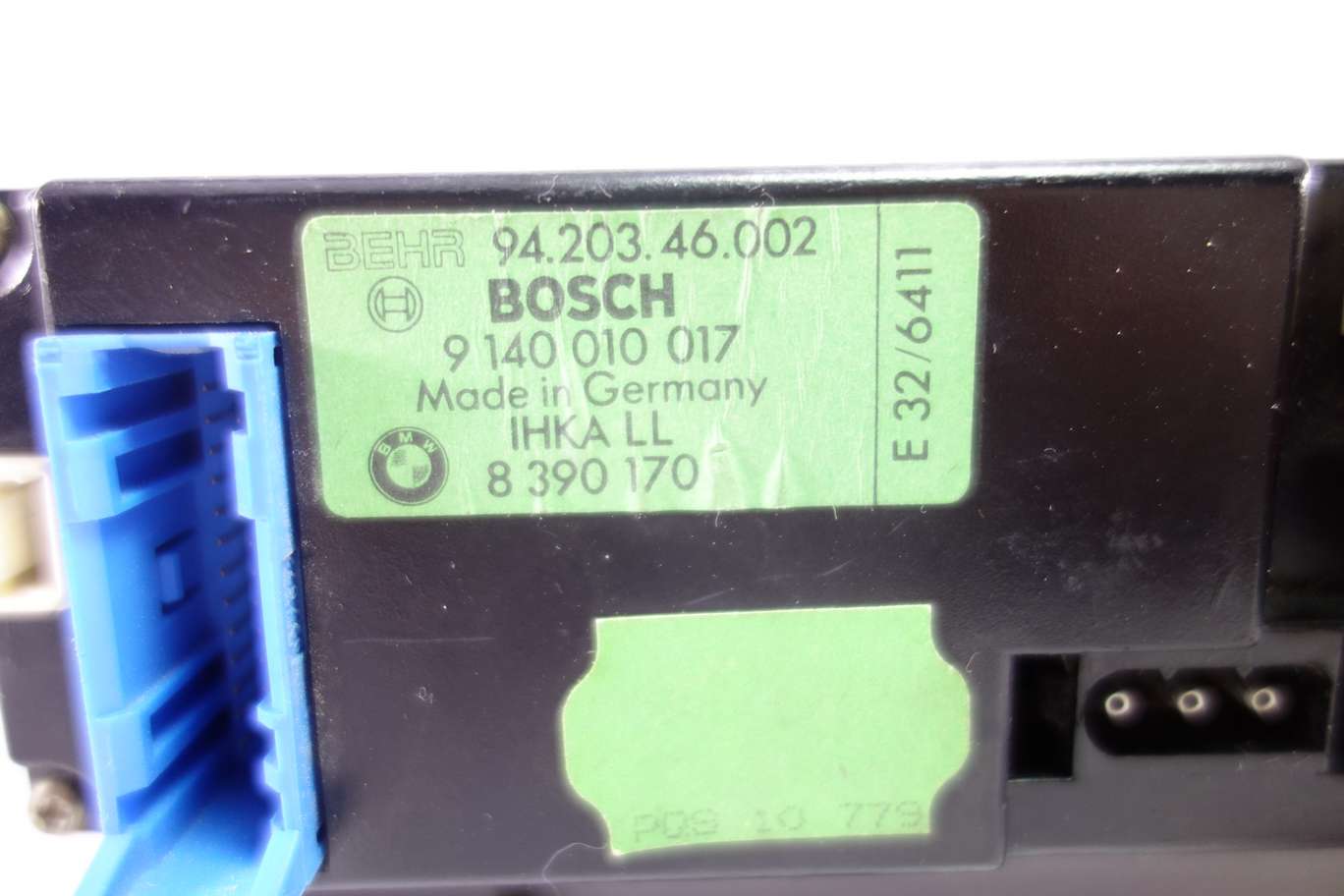Panel de clima BMW E34 E32 8390170 8 390 170 Bosch 9140010017 9 140 010 017 9420346002 94.203.46.002 - foto 2