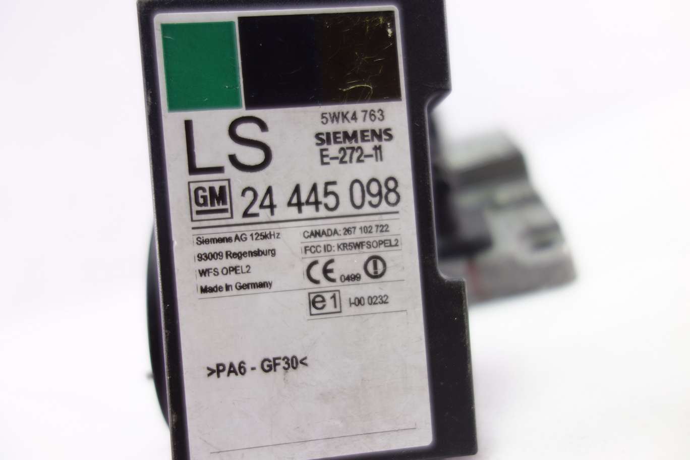 Centralita del motor Opel Astra 09391269 8972406221 24445098 24 445 098 SIEMENS 5WK4763 5WK4 763 - foto 2
