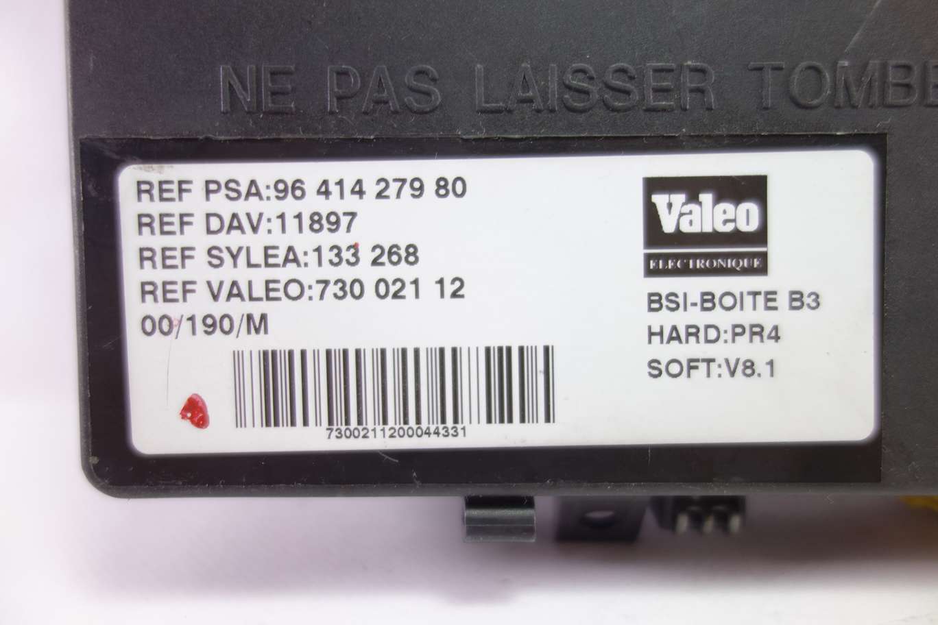 Caja de fusibles Citroen Xsara 9641427980 96 414 279 80 Valeo 73002112 730 021 12 Dav 11897 - foto 2