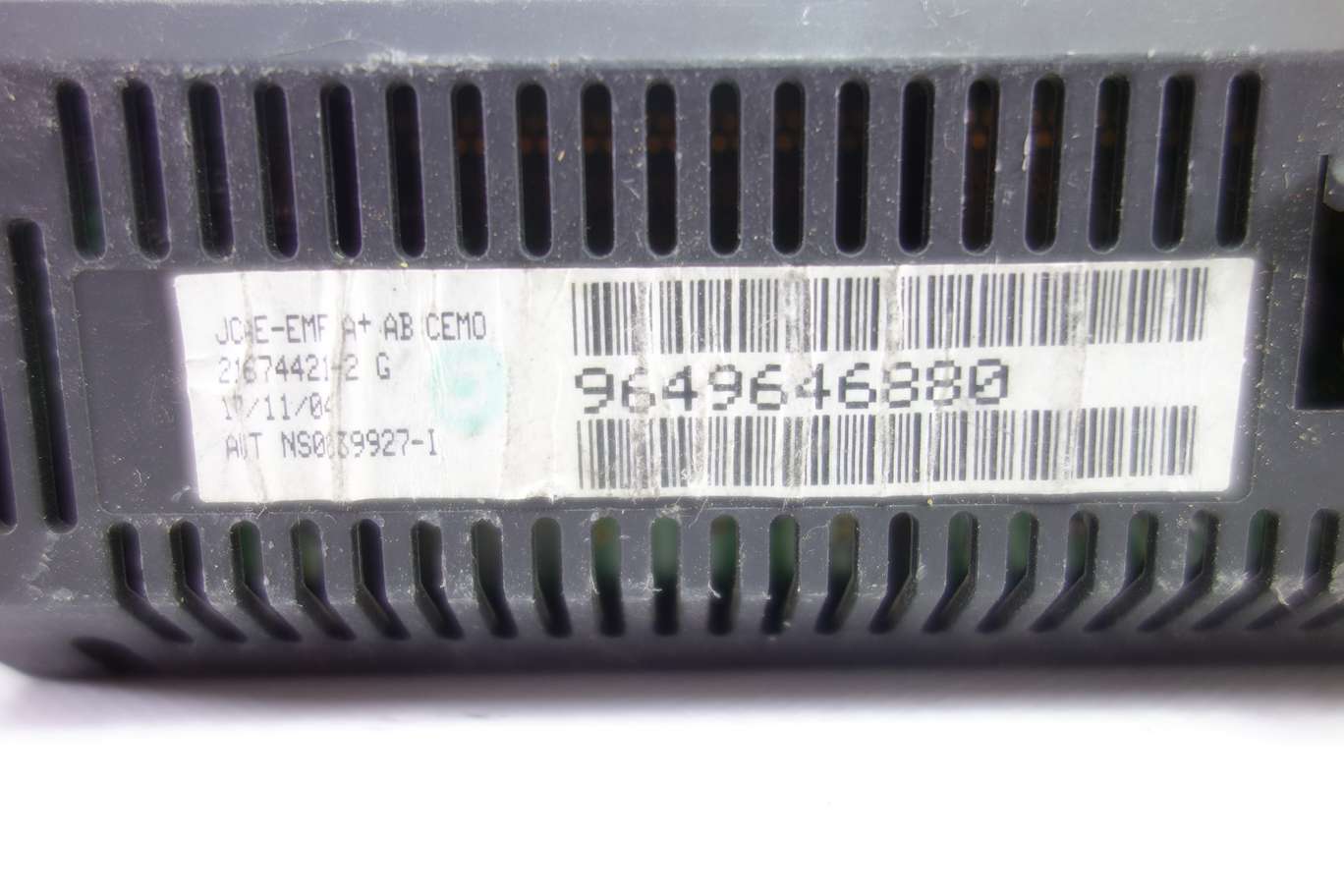 Pantalla display Citroen C4 9649646880 NS0039927I NS0039927-I - foto 2