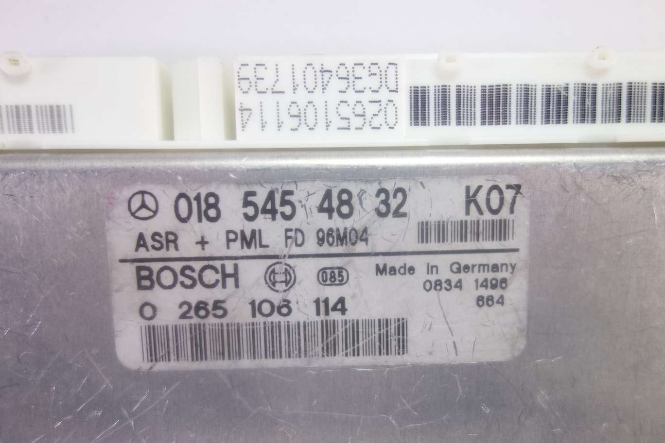 Modulo de control Mercedes W210 S210 0185454832K07 018 545 48 32 K07 0185454832 0 185 548 32 BOSCH 0265106114 0 265 106 114 - foto 3