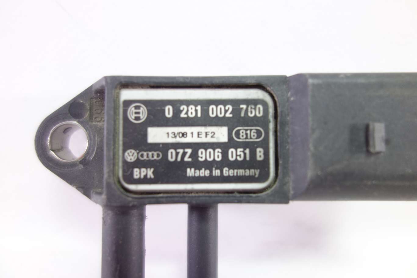 Sensor de presión VW Audi 07Z906051B 07Z 906 051 B Bosch 0 281 002 760 - foto 2