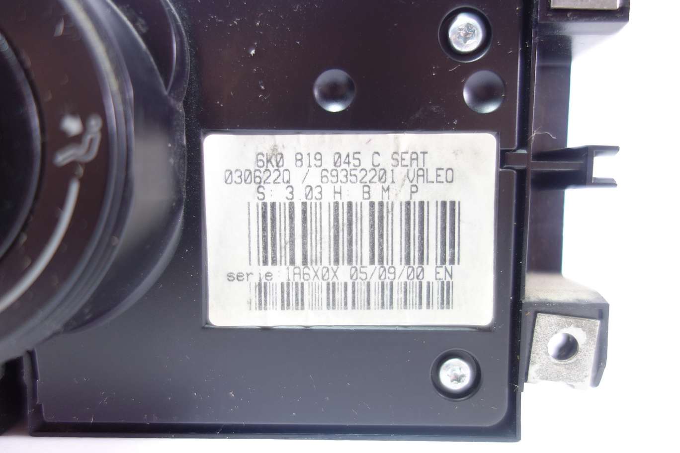 Interruptor de luz Seat Ibiza 6K0819045C 6K0819045C 6K0 819 045 C Valeo 69352201 - foto 2