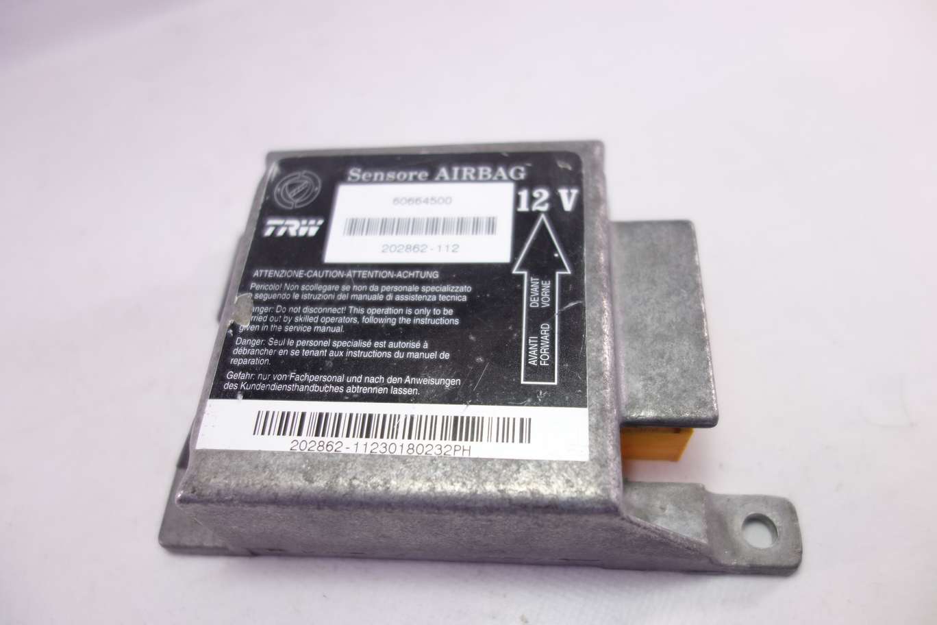 Centralita de airbag Alfa Romeo 916 60664500 202862112 202862-112 - foto 1