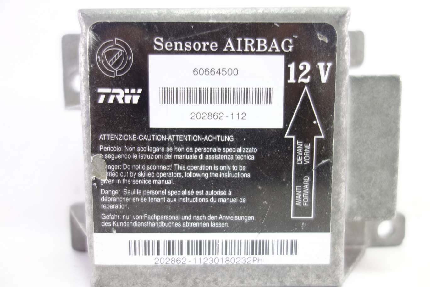 Centralita de airbag Alfa Romeo 916 60664500 202862112 202862-112 - foto 2