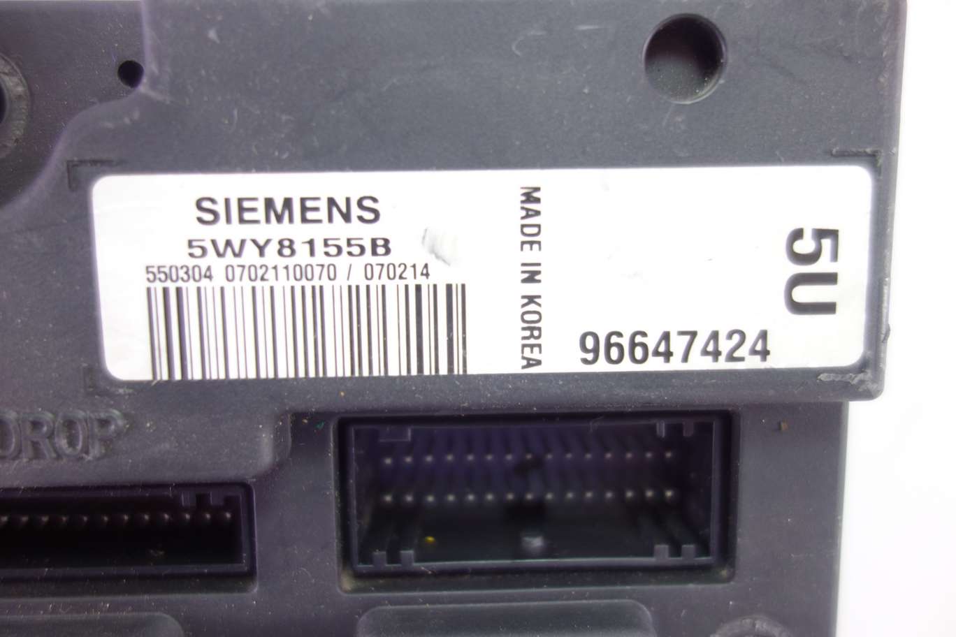 Caja de fusibles Chevrolet Epica 96647424 Siemens 5WY8155B - foto 2