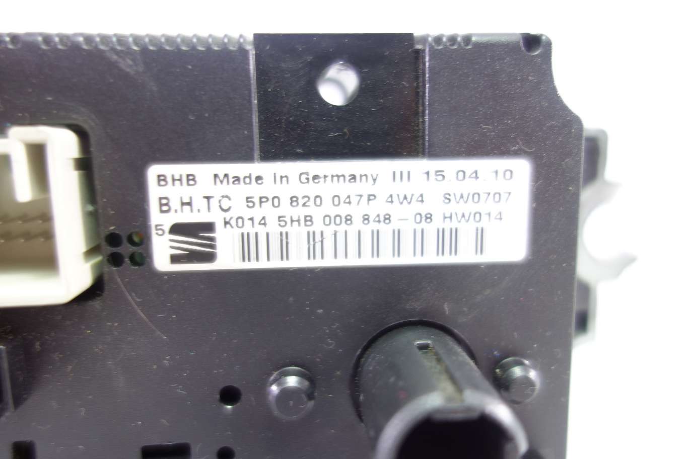 Panel de clima Seat Altea 5P0820047P 5P0 820 047P 5HB00884808 5HB008848-08 - foto 2
