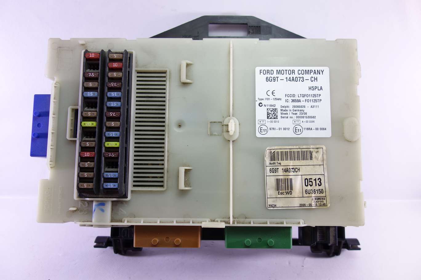 Caja de fusibles Ford Mondeo 6G9T14A073CH 6G9T-14A073-CH 3659AF01125TP 3659A-F01125TP 6G9T14A301EE 6G9T-14A301-EE - foto 1