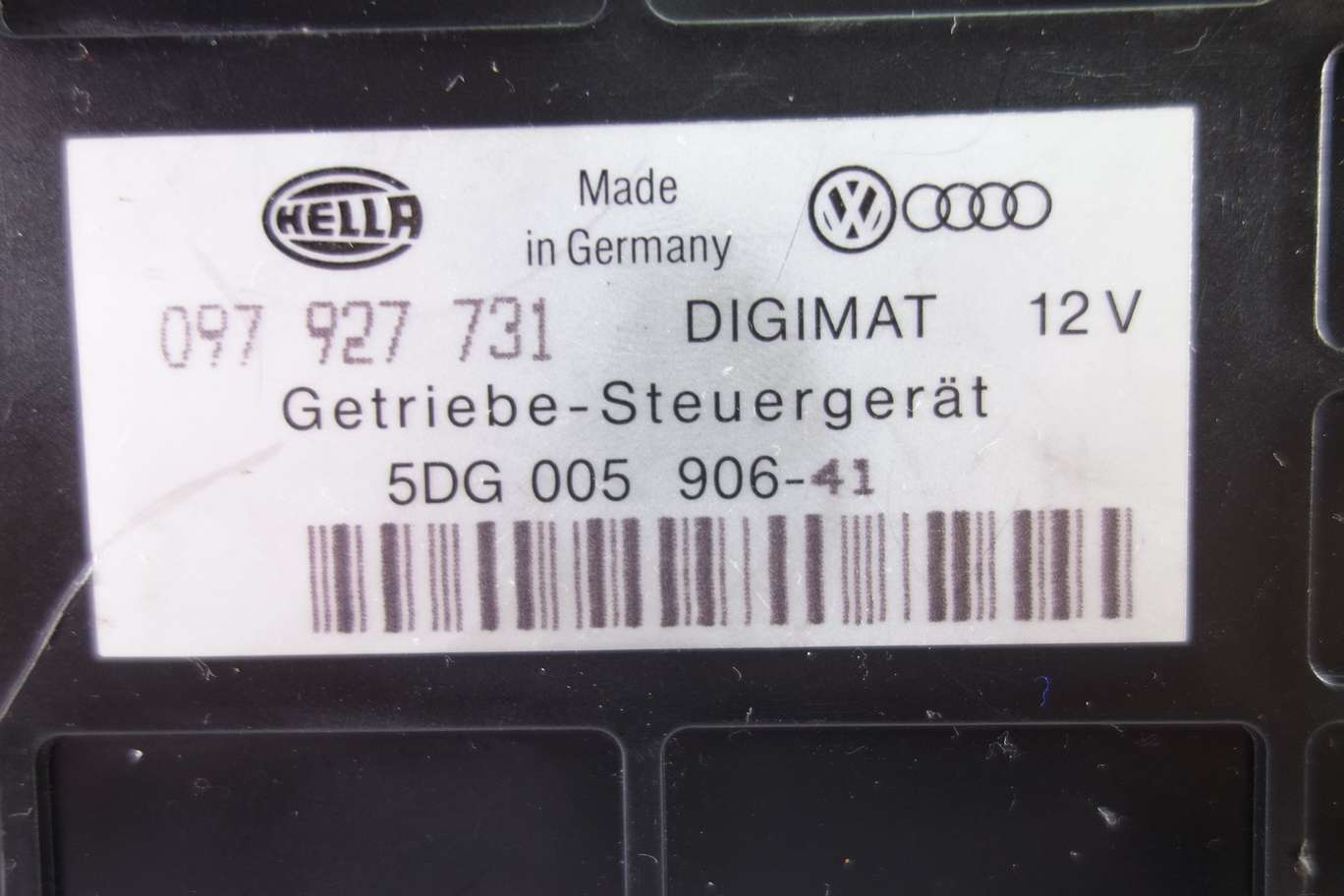 Centralita de control Audi VW Passat 097927731 097 927 731 5DG00590641 5DG 005 906-41 Hella - foto 2