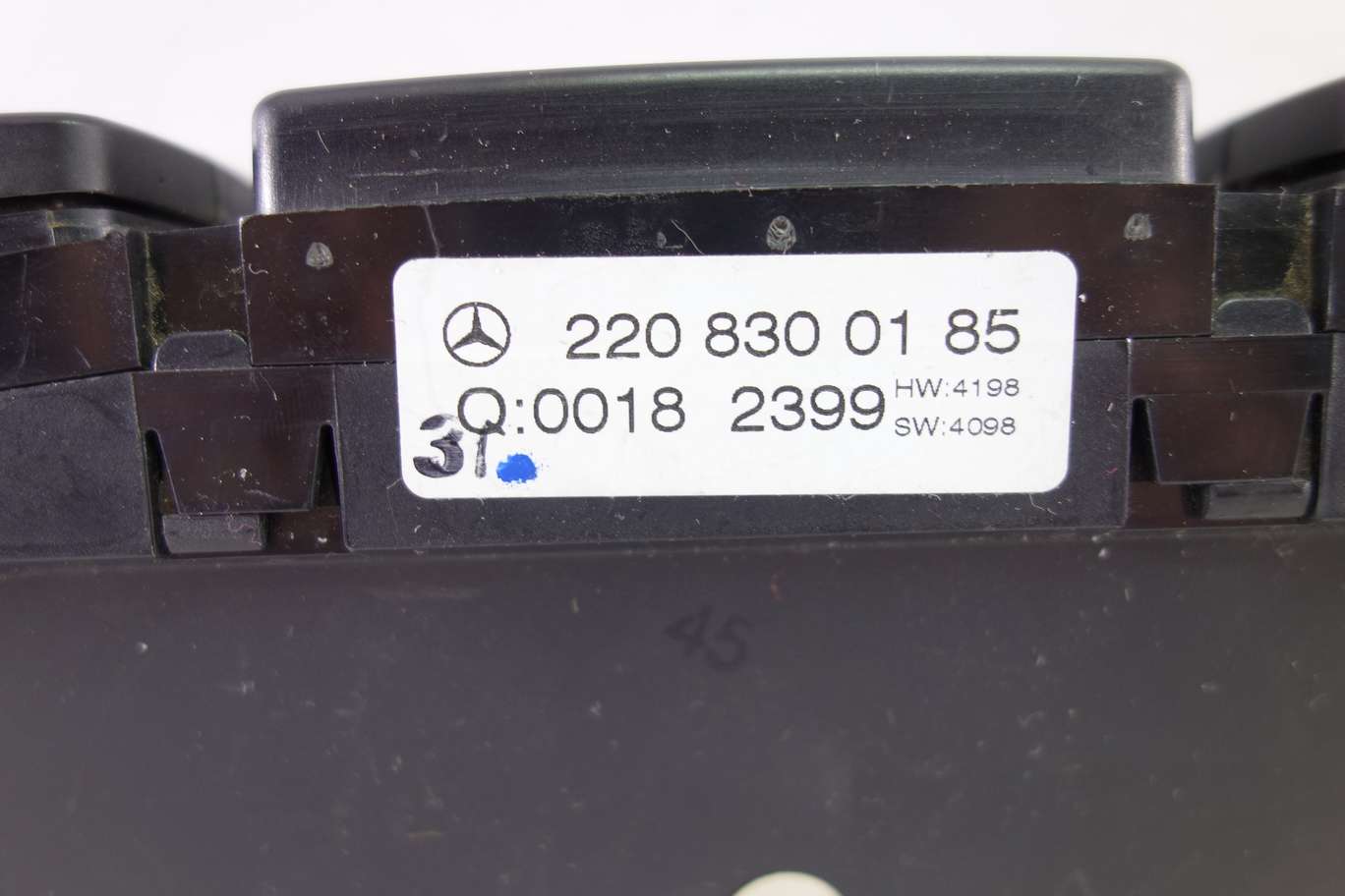 Panel de clima Mercedes W220 2208300185 220 830 01 85 00182399 0018 2399 - foto 2