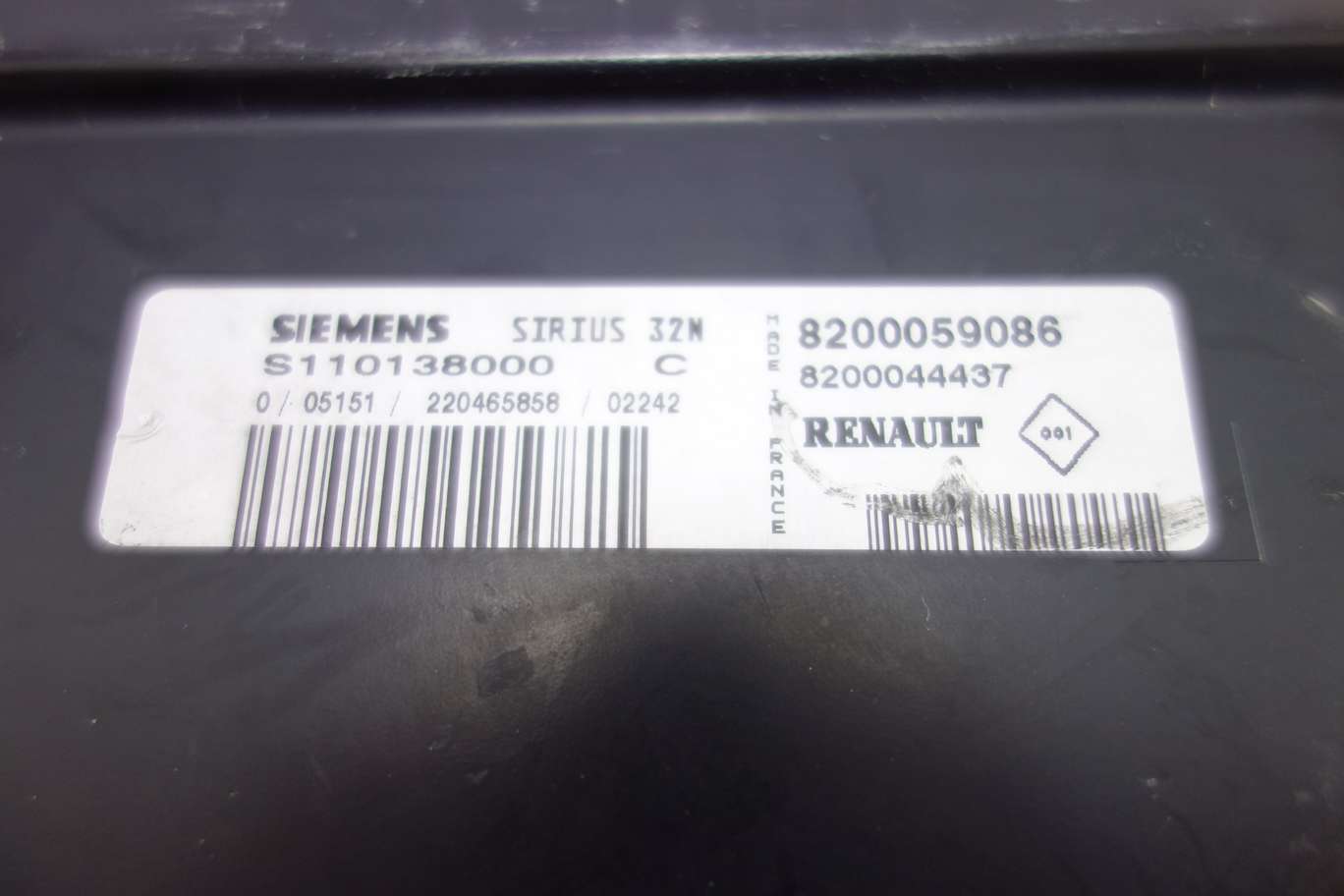 Centralita de control Renault Clio 8200059086 8200044437 Siemens S110138000C S110138000 C - foto 2