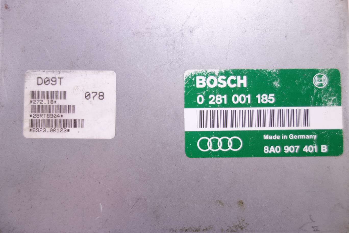 Centralita del motor Audi 80 B4 8A0907401B 8A0 907 401 B Bosch 0281001185 0 281 001 185 - foto 2