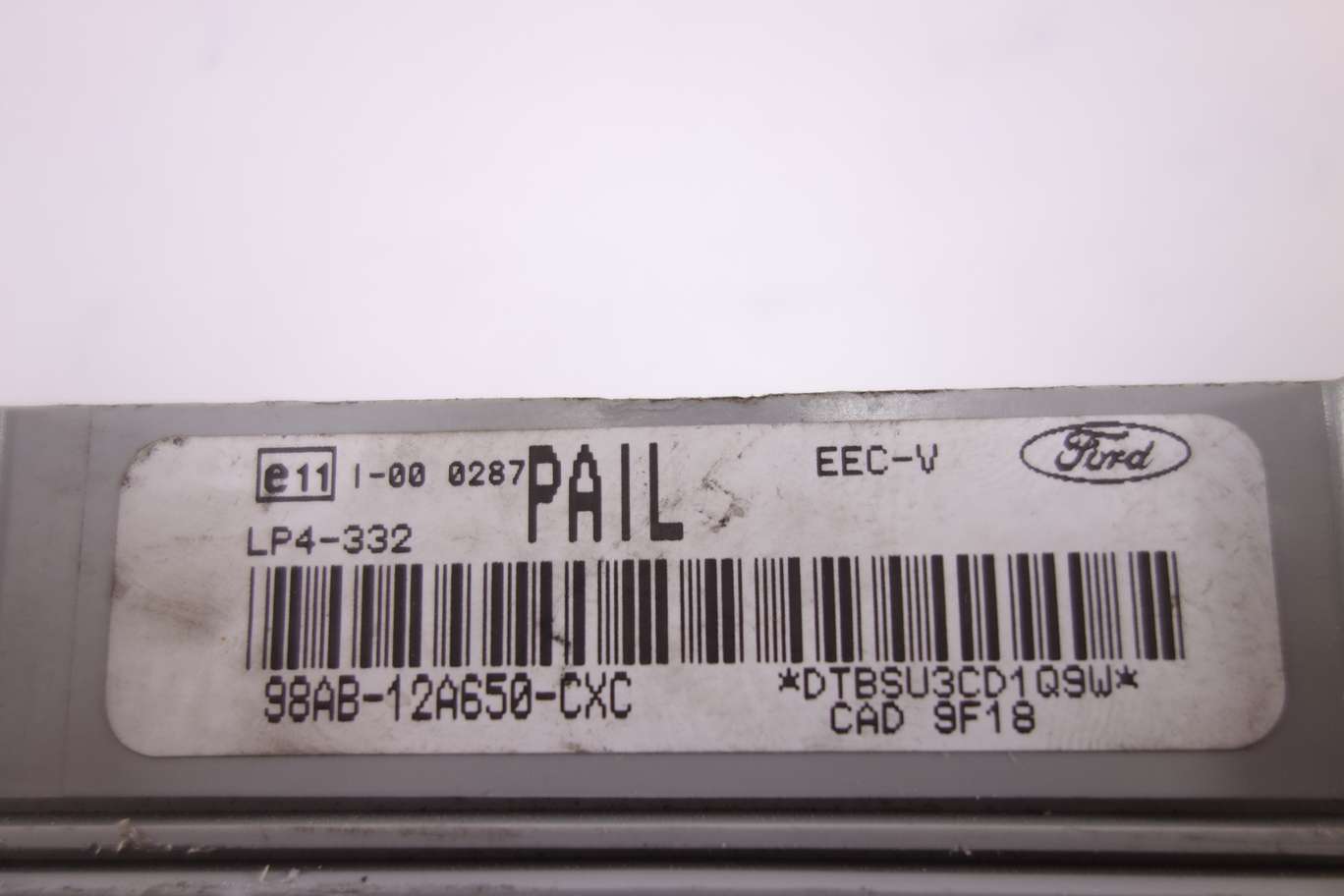 Centralita del motor Ford Focus 98AB12A650CXC 98AB-12A650-CXC PAIL - foto 2