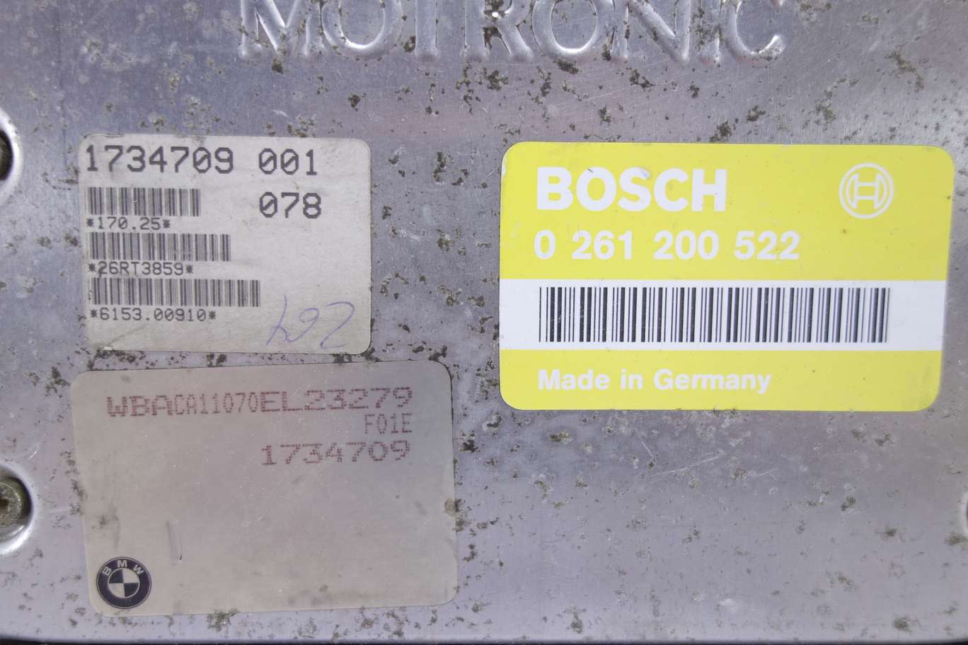 Centralita de control BMW E36 Bosch 0261200522 0 261 200 522 - foto 2