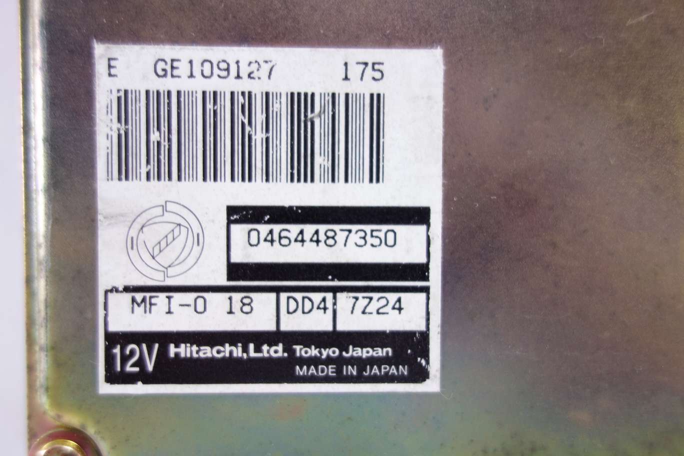 Centralita de control Fiat Hitachi 0464487350 GE109127 - foto 2
