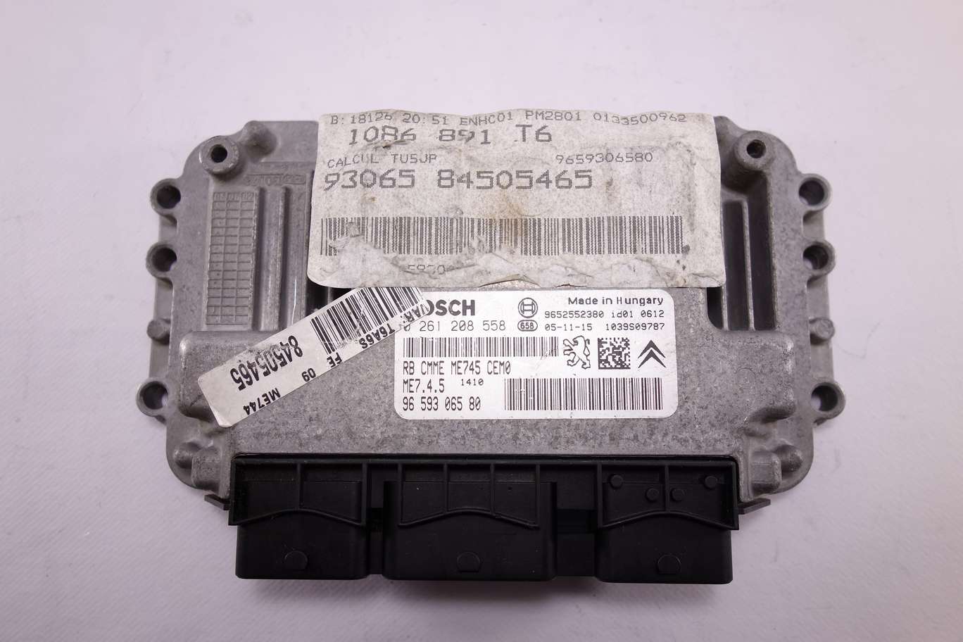 Centralita de control Peugeot Citroen 9659306580 96 593 065 80 9652552380 Bosch 0261208558 0 261 208 558 - foto 1