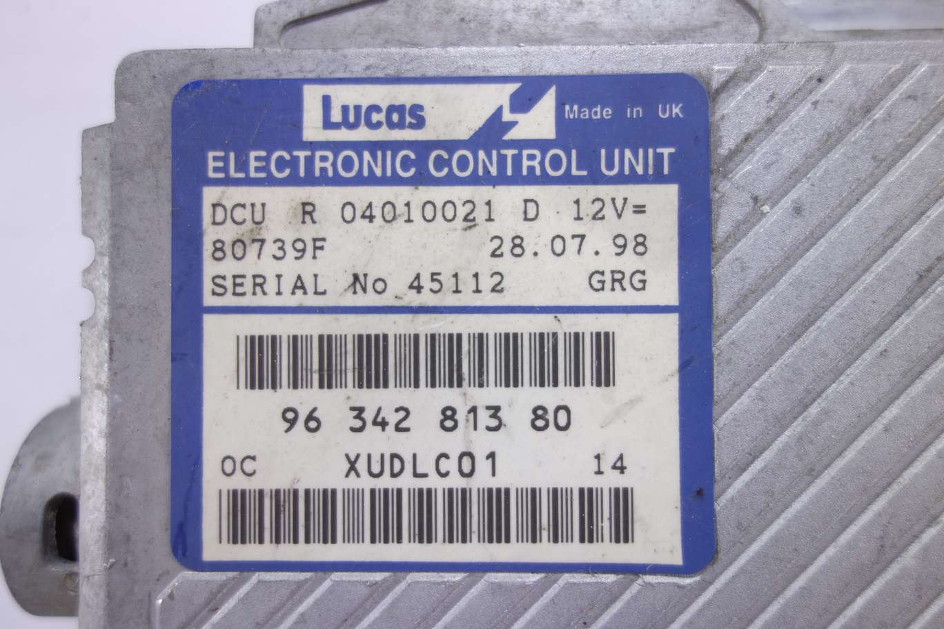Centralita de control Peugeot Citroen 9634281380 96 342 813 80 R04010021D R 04010021 D - foto 2