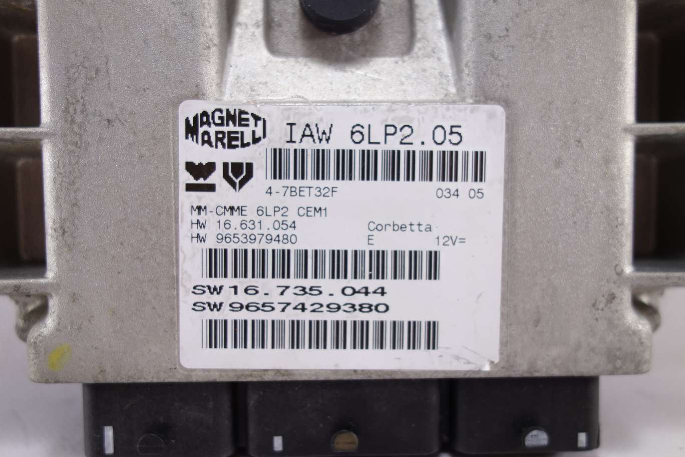 Centralita del motor Citroen Peugeot IAW6LP205 IAW 6LP2.05 HW9653979480 HW 9653979480 SW9657429380 SW 9657429380 - foto 2