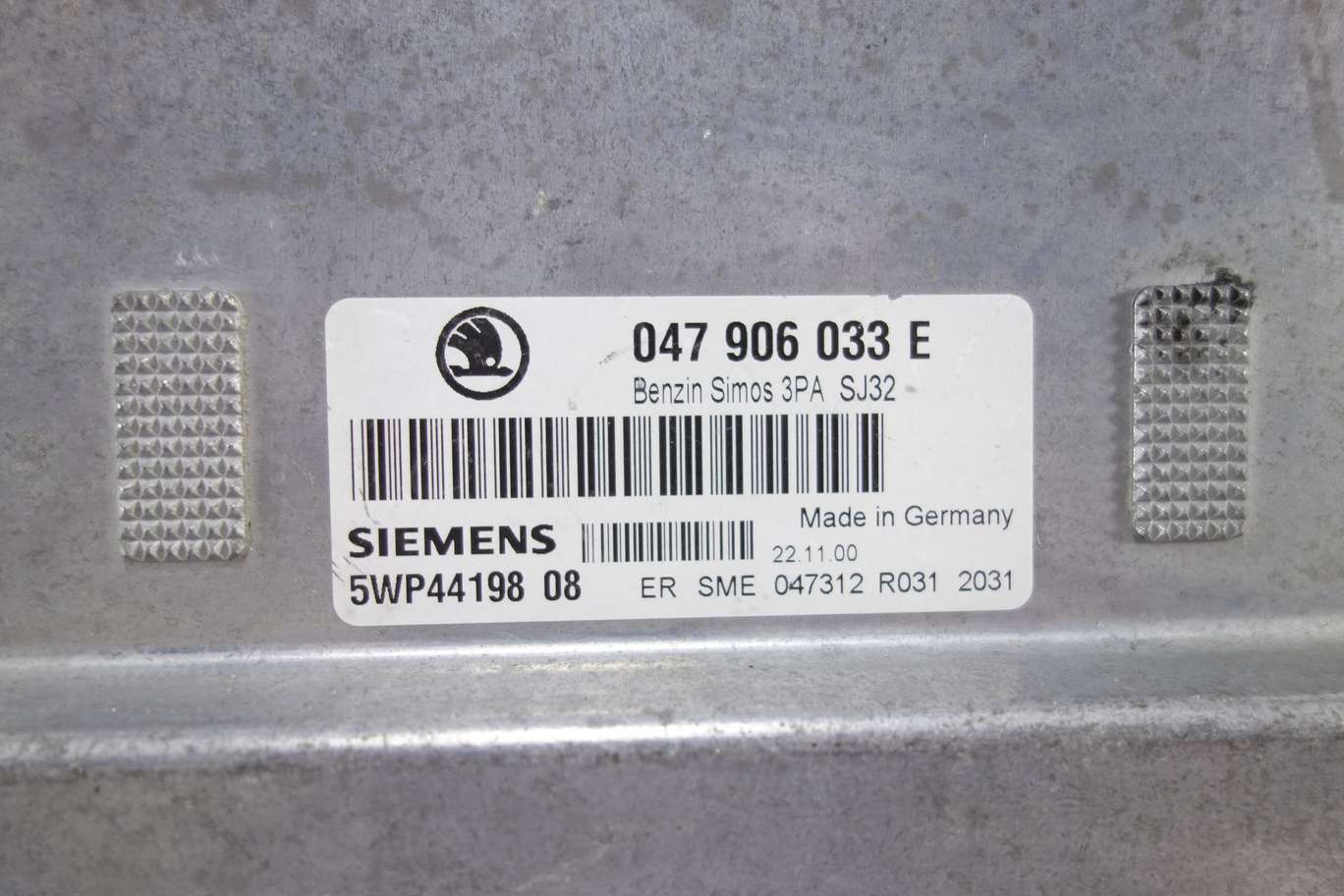 Centralita del motor Skoda Fabia 047906033E 047 906 033 E Siemens 5WP4419808 5WP44198 08 - foto 2