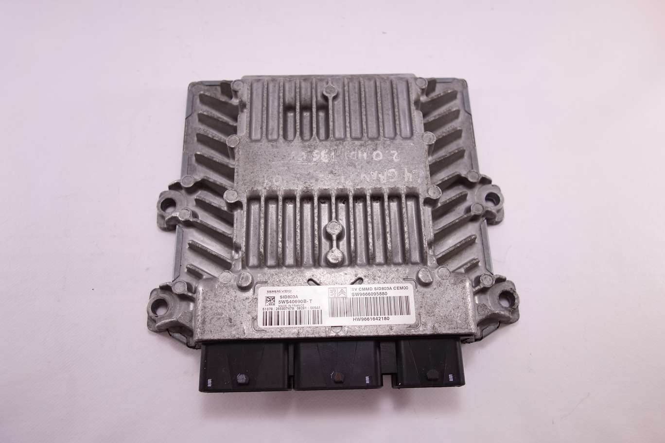 Centralita del motor Peugeot Citroen SW9666095880 HW9661642180 Siemens VDO 5WS40690BT 5WS40690B-T - foto 1