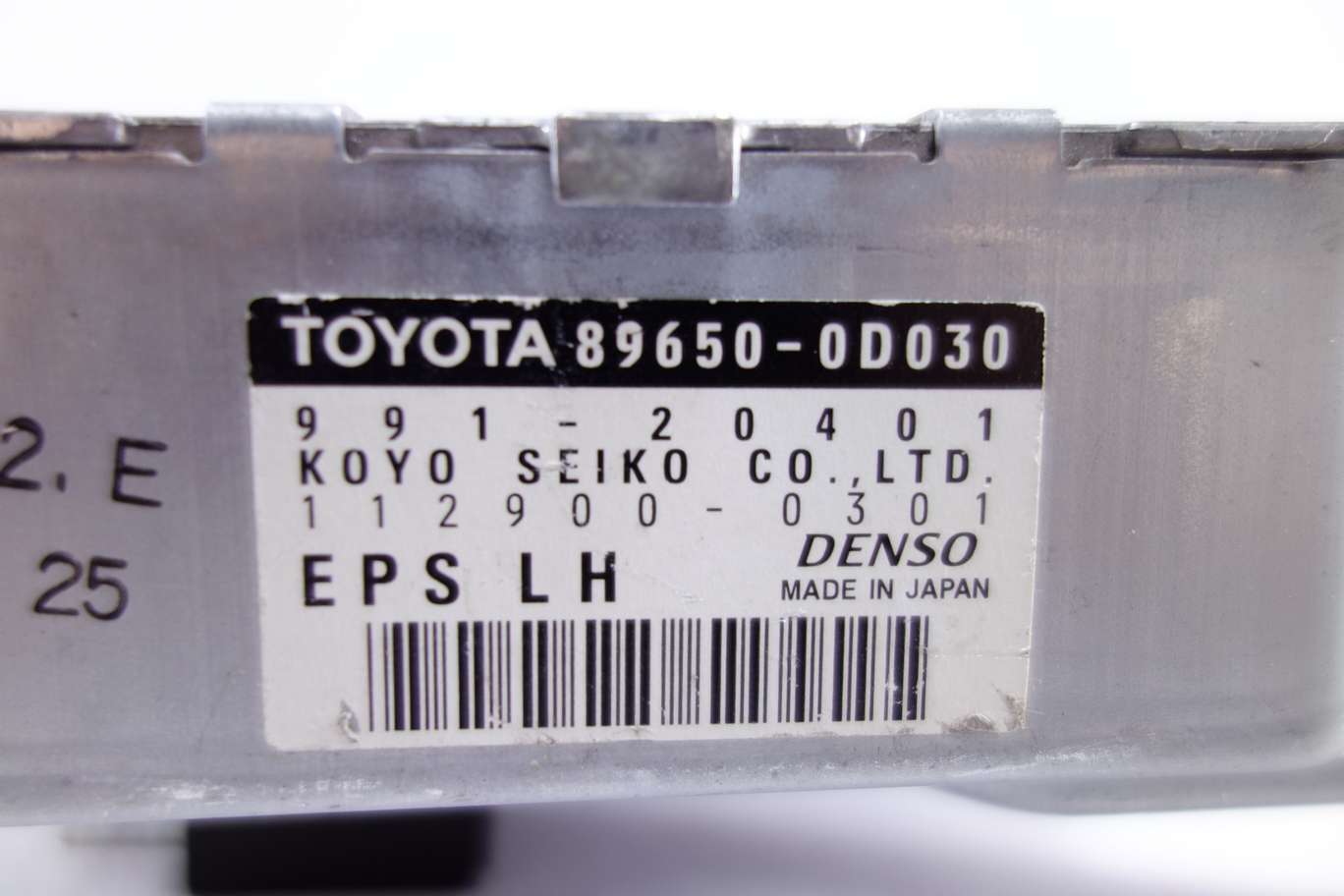 Dispositivo de control dirección Toyota Yaris 896500D030 89650-0D030 99120401 991-20401 1129000301 112900-0301 Denso - foto 2