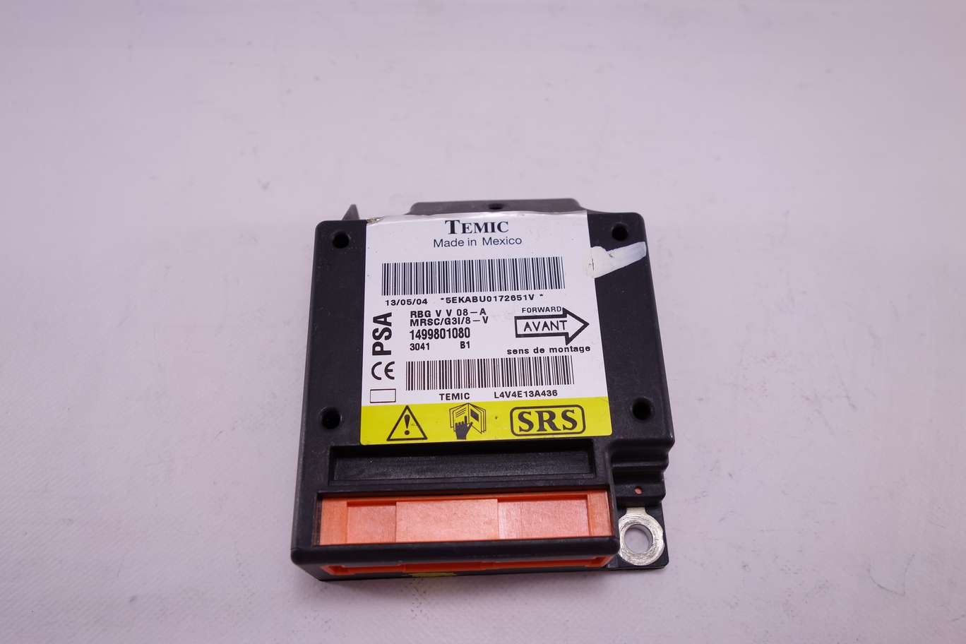 Centralita de airbag Citroen C8 Peugeot 807 1499801080 Temic - foto 1