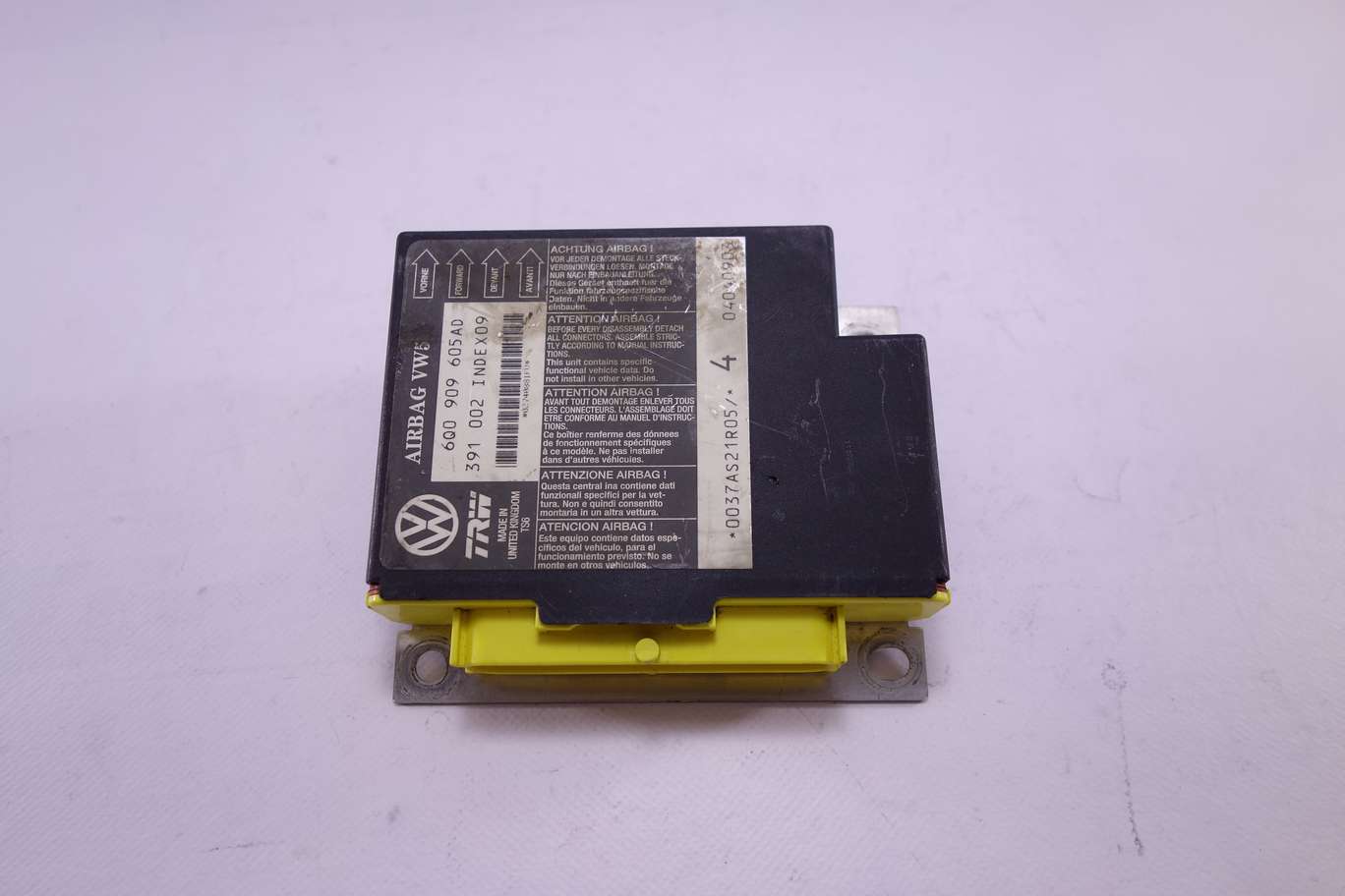 Centralita de airbag Seat Ibiza 6Q0909605AD 6Q0 909 605 AD 391002 391 002 Index 09 - foto 1