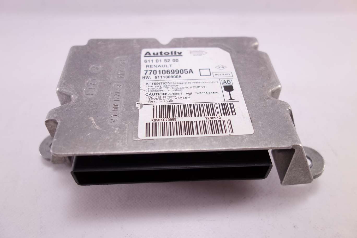Centralita de airbag Renault Scenic 611015200 611 01 52 00 7701069905A AD - foto 1