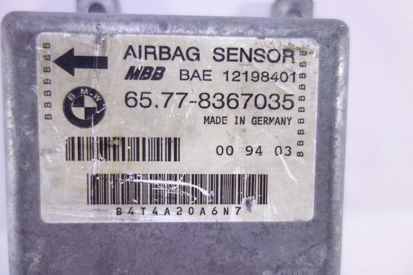 Centralita de airbag BMW E34 65778367035 65.77-8367035 12198401 - foto 2