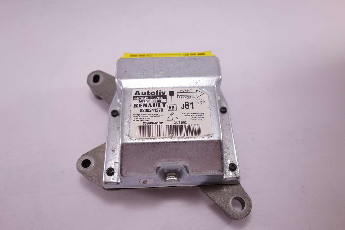 Centralita de airbag Renault Espace 8200241270 601960000 601 96 00 00 AB - foto 1